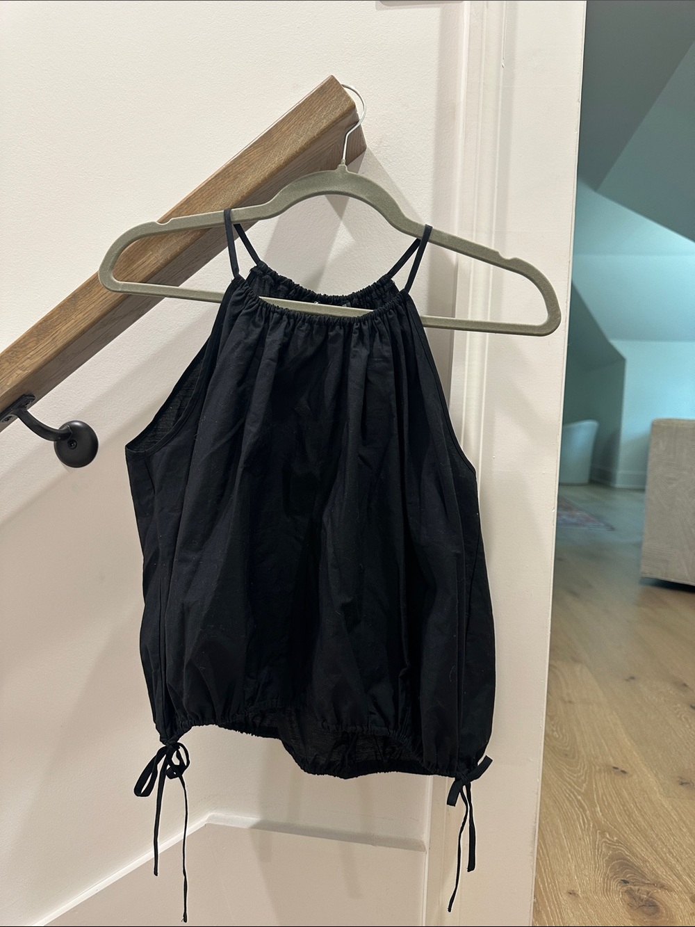 Zara Poplin Bubble Top
